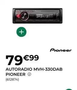 Pioneer - autoradio mvh-330dab