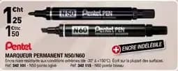 Pentel Marqueur Permanent N50/N60