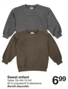 Sweat enfant