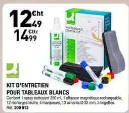 Kit d'entretien pour tableaux blancs