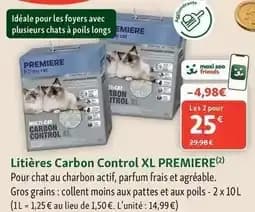 Maxi zoo - litières carbon control xl