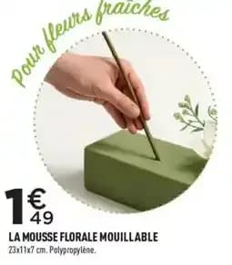 La Mousse Florale Mouillable