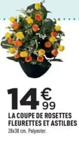 La Coupe de Rosettes Fleurettes et Astilbes