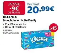 KLEENEX Mouchoirs en boîte Family
