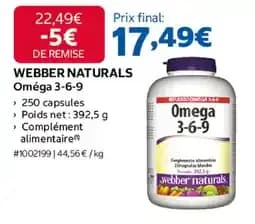 WEBBER NATURALS Oméga 3-6-9