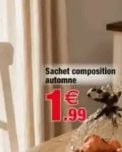 Sachet composition automne