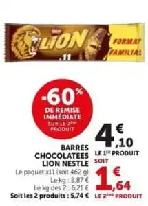 Nestlé - barres chocolatees