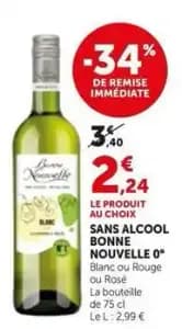 Bonne nouvelle - sans alcool 0°