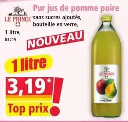 LE PRINCE Pur jus de pomme poire
