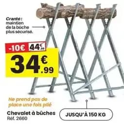 Chevalet à bûches