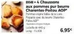4 Chaussons aux pommes pur beurre Charentes-Poitou AOP