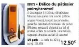 Délice du pâtissier poure/caramel