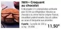 Croquant au chocolat