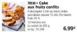 Cake aux fruits confits