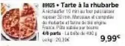 Tarte à la rhubarbe
