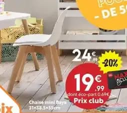 Chaise mini baya