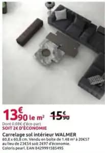 WALMER Carrelage sol intérieur