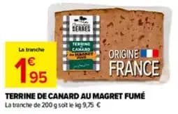 SERRES Terrine de canard au magret fumé