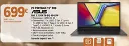 Asus Pc Portable 15" Fhd