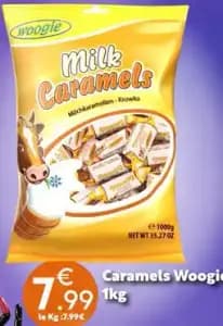 Woogie caramels milk