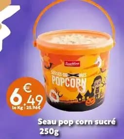 Seau pop corn sucré
