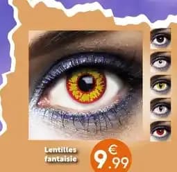 Lentilles fantaisie