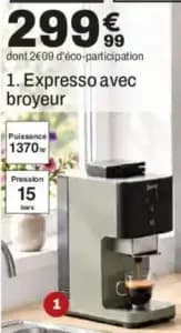 Expresso avec broyeur