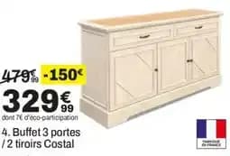 Costal Buffet 3 portes