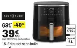 SIGNATURE Friteuset sans huile