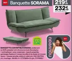 Sorama banquette convertible