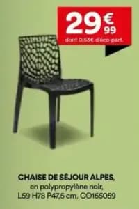 Chaise de Séjour Alpes