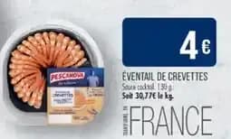 Pescanova éventail de crevettes