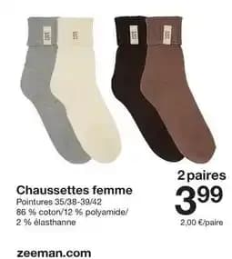 Chaussettes femme