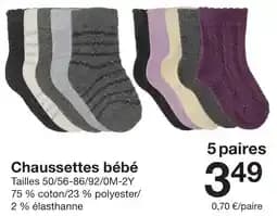 Chaussettes bébé