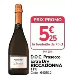 RICCADONNA D.O.C. Prosecco Extra Dry