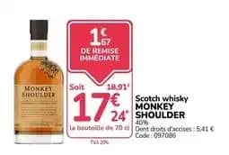 MONKEY SHOULDER Scotch whisky