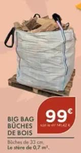 Big Bag Bûches de Bois