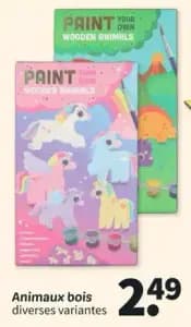 Paint Your Own Wooden Animals