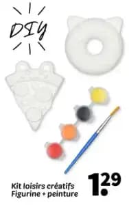 Kit loisirs créatifs Figurine + peinture