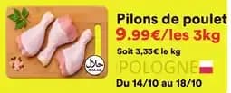 Pilons de poulet