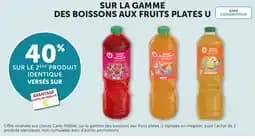 U Boissons aux fruits plates