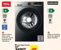 TCL Lave-linge frontal