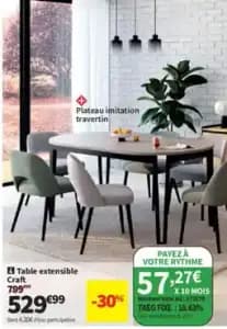 Craft Table extensible