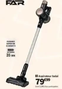 Far aspirateur balai