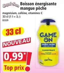 Capri-Sun Boisson énergisante mangue pêche
