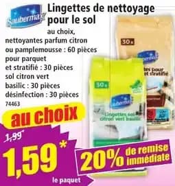 Saubermax Lingettes de nettoyage