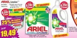 Ariel lessive
