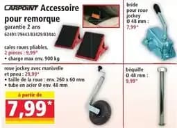 Carpoint accessoire pour remorque