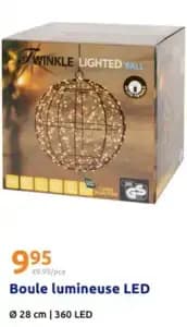 TWINKLE Boule lumineuse LED
