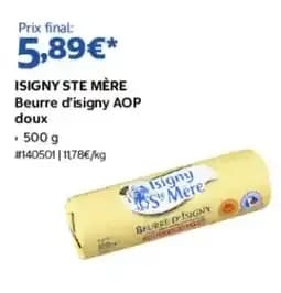 ISIGNY STE MÈRE Beurre d'isigny AOP